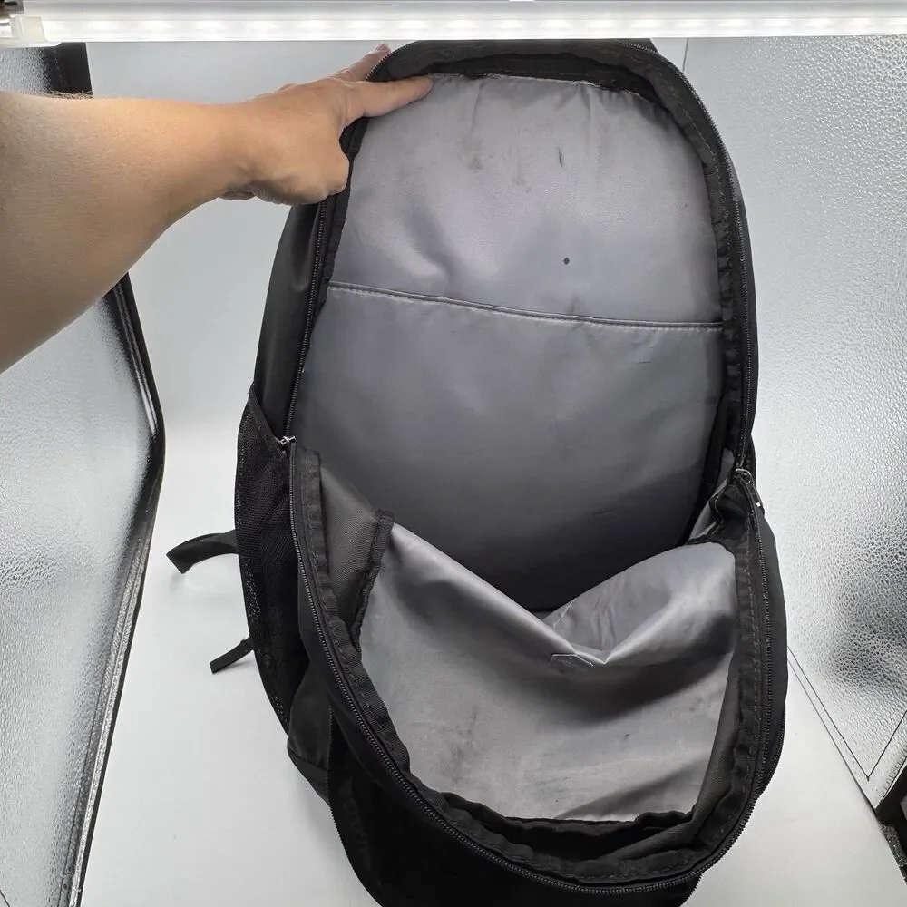Under Armour Hustle 3.0 Backpack Black UA Storm Laptop Gym School VGUC